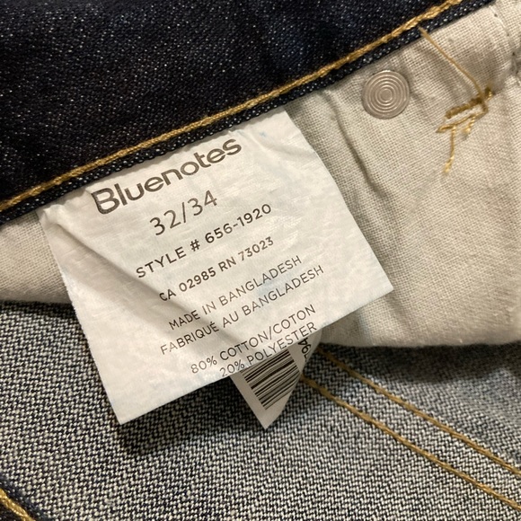 Bluenotes 32/34 Mens Denim Jeans Blue Loose Fit - Picture 3 of 6